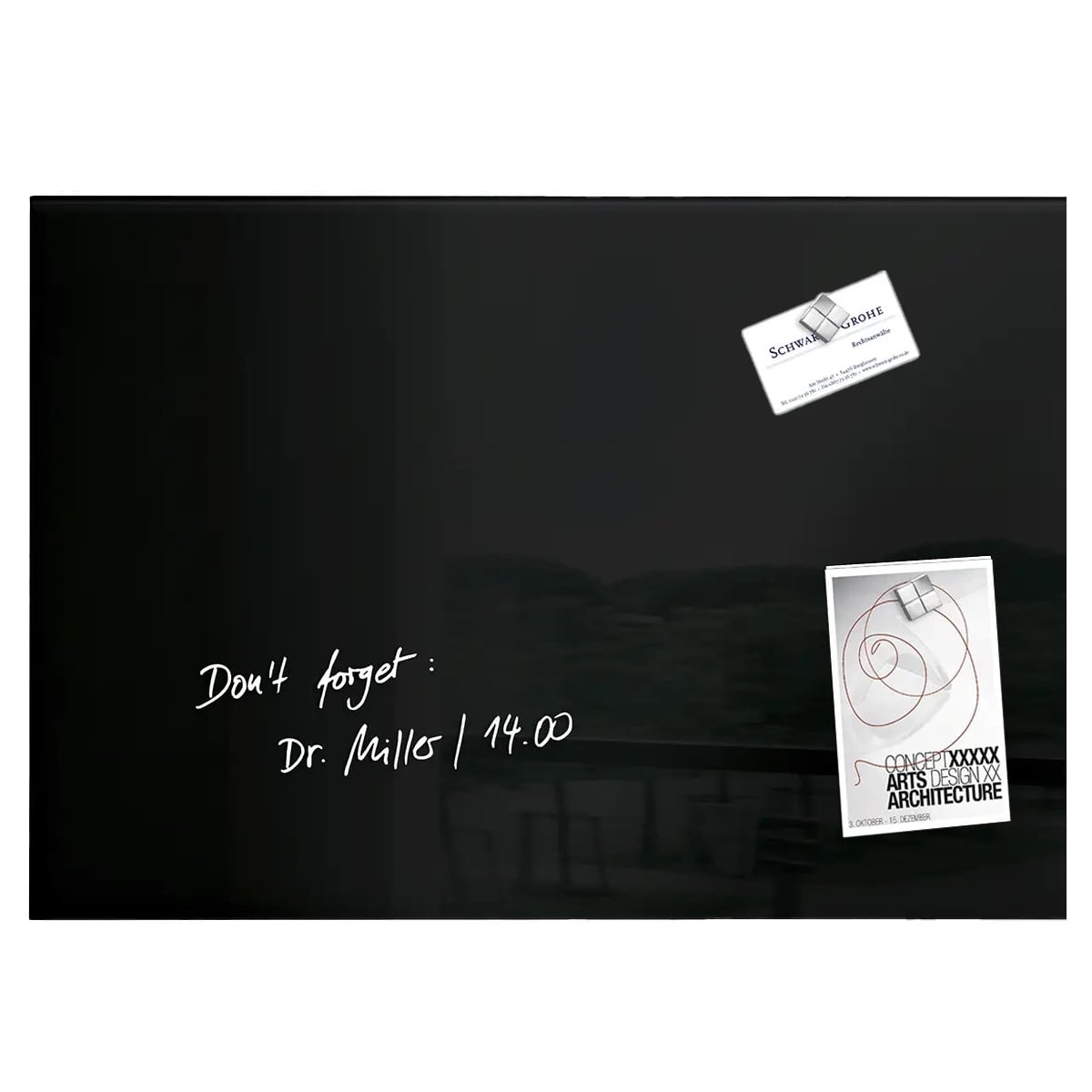 Magnetic Glass Board Plain (Large) - Additional View 2