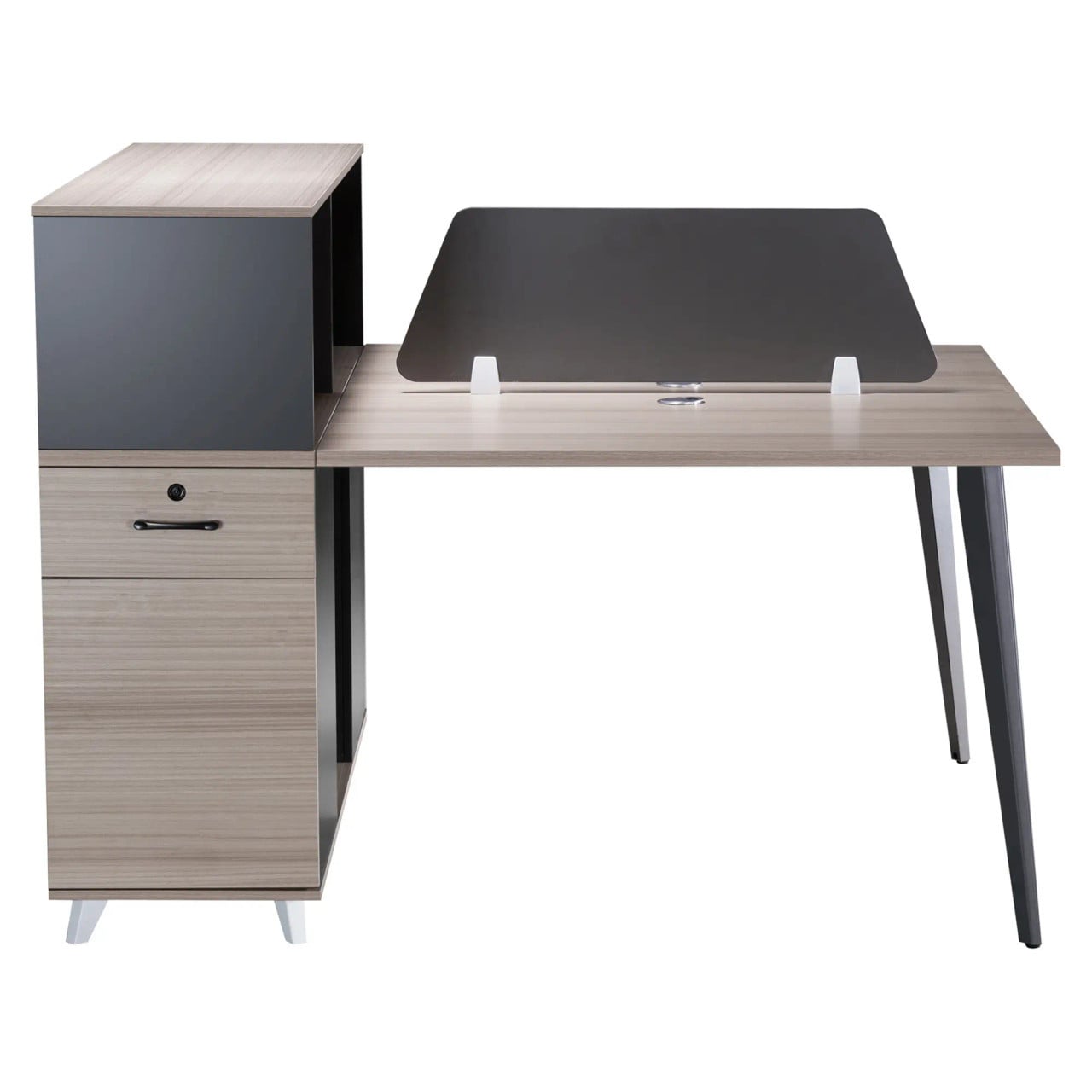 1400mm Two - Way Workstation with Modern Design