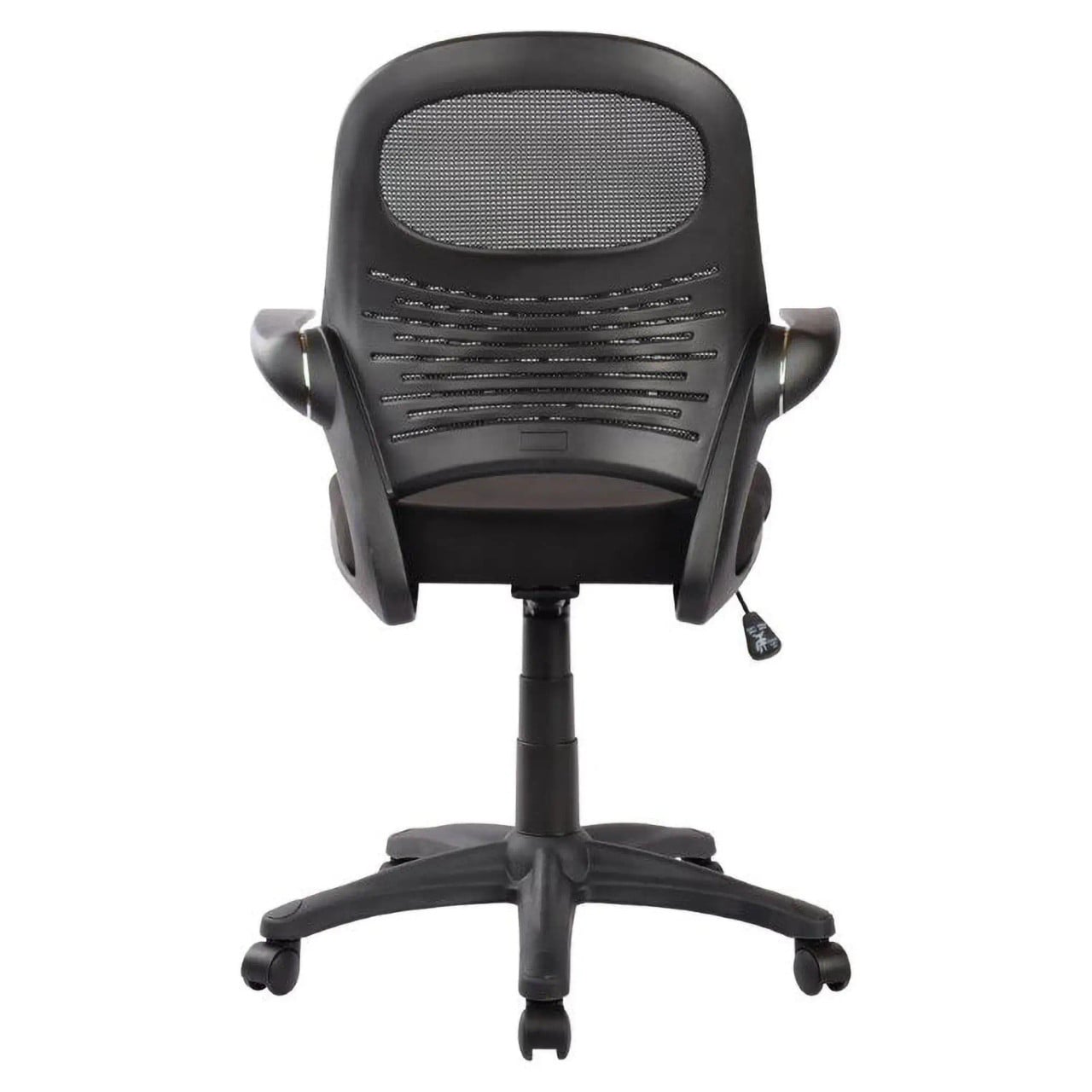 Sit Operators Office Chair, Ergonomic Black Office Chair with Breathable Mesh Backrest, Adjustable Height and Swivel Base.