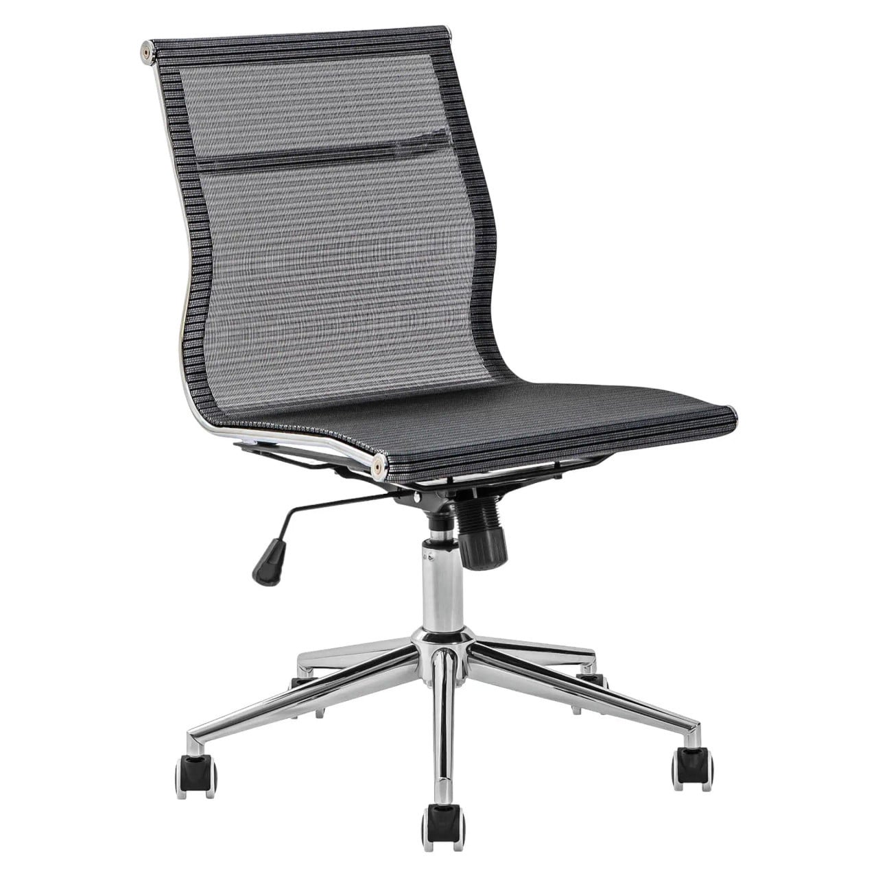 Netted Operators Chair, Ergonomic Mesh Office Chair with Adjustable Height and Swivel Base.
