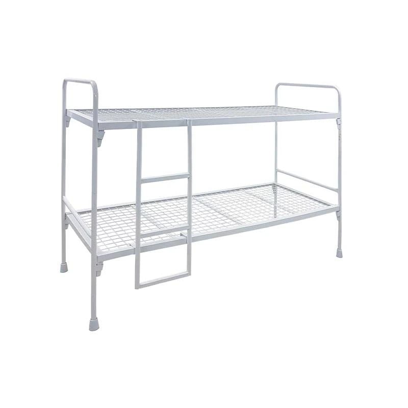 Hostel Double Bunk Bed 1900L x 760D mm (Welded Mesh 100 x 100mm with Welded Ladder) - Additional View 2