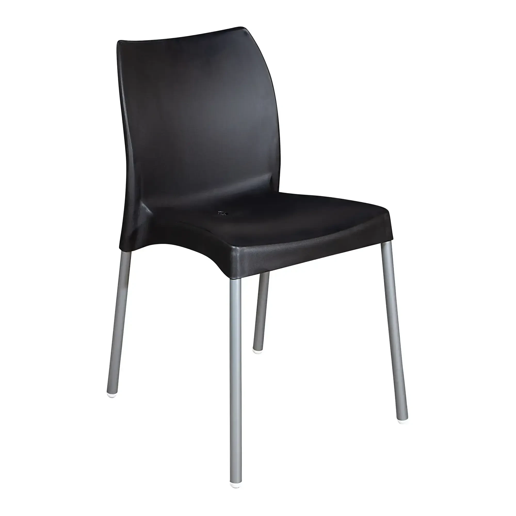 Easyseat Black Armless Indoor & Outdoor Dining Chair