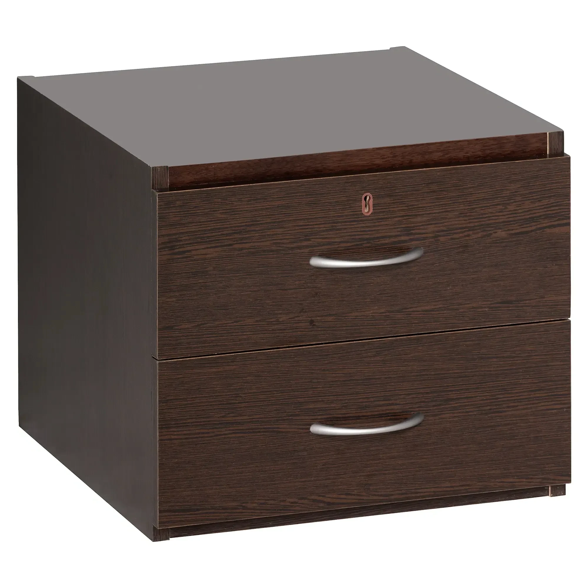 Sorted Fitted Pedestal 2 Draw in Wenge Melawood