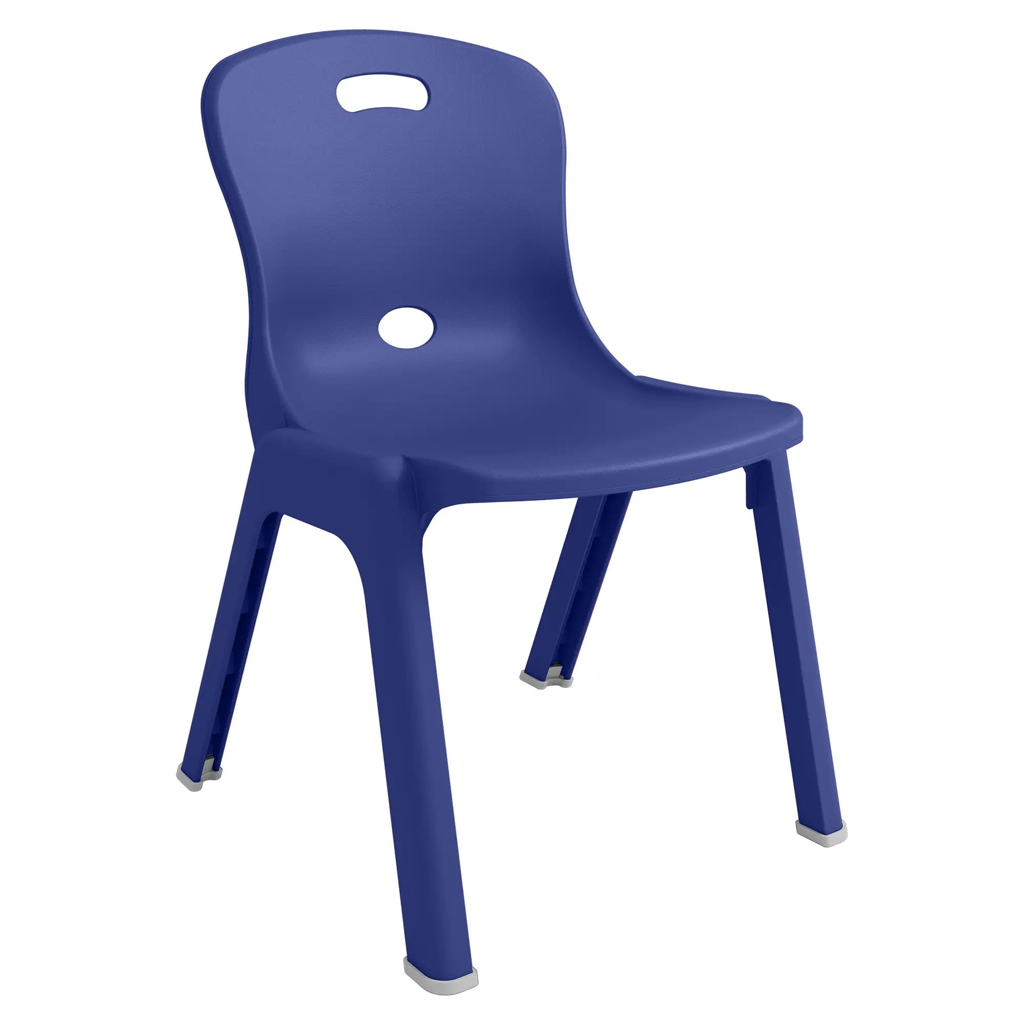 Ergomax School Chair 325 mm, a Blue, Durable Chair with a Curved Backrest and Four Legs, Designed for Comfort and Support, Ideal for Students; Buy School Chairs Online from Office Stock South Africa for a Premier Seating Solution.