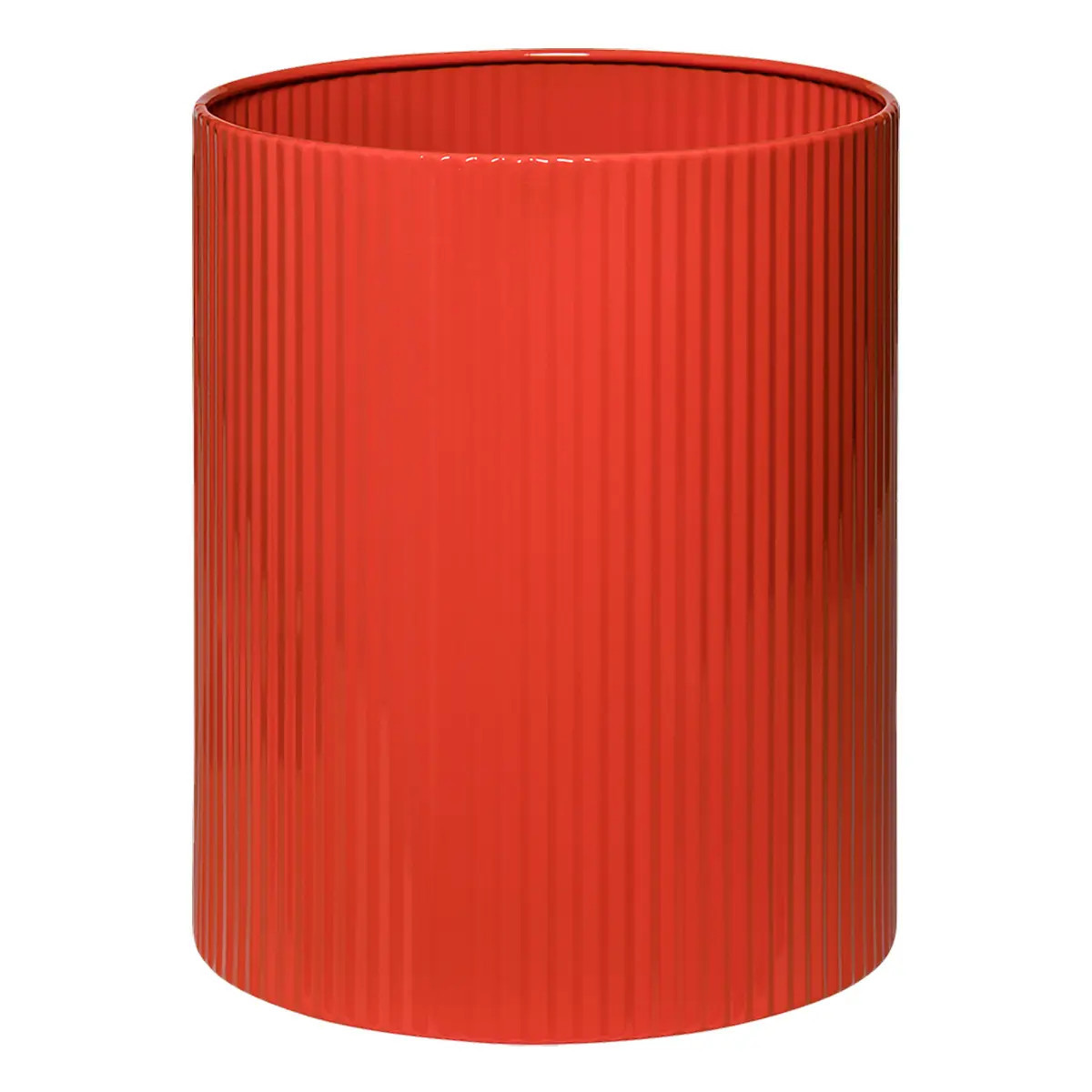 300 mm Fluted Waste Paper Bin Without Flip Top Lid