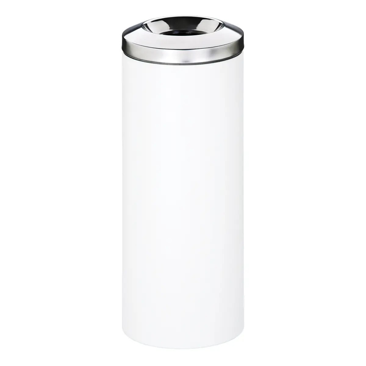 Life Innovation Stainless Steel Standing Litter Bin with Galvanised Bin Inner | Office Accessories | Office Stock