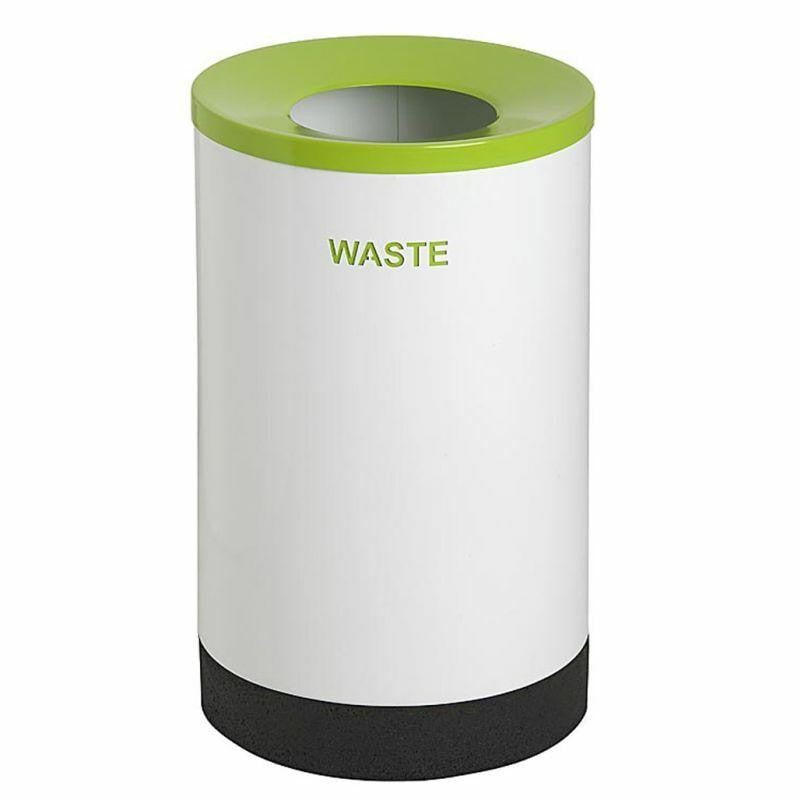 Single Round Recycle Bin with Printed Wording