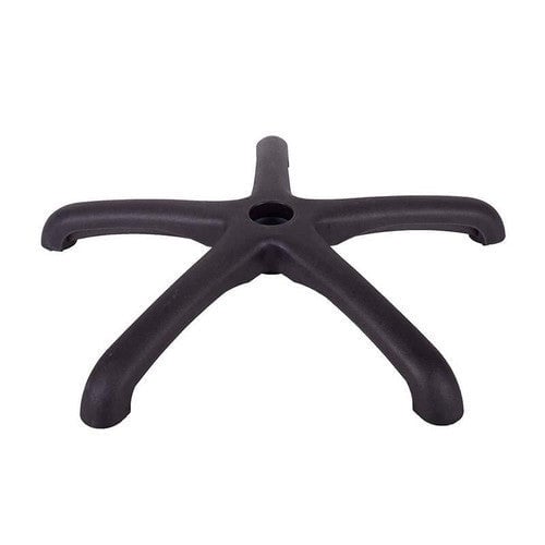 Black 600 mm Nylon Ergonomic Chair Base, 5-star Design, Sturdy and Durable, from Office Stock South Africa, Providing Comfort and Support for Office Seating, Made by Brand 67.
