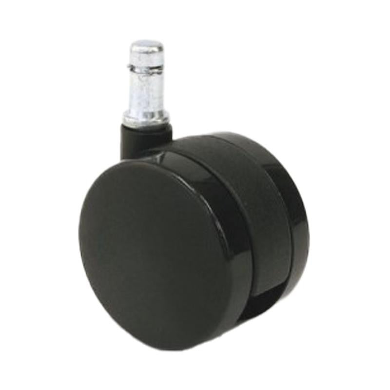 60 mm Unhooded Castor by Office Stock South Africa, a Black Office Chair Wheel with Clear Stem, Designed for Seamless Mobility and Durability, Ideal for South Africa Office Supplies, Enhancing Comfort and Functionality in Workspaces.
