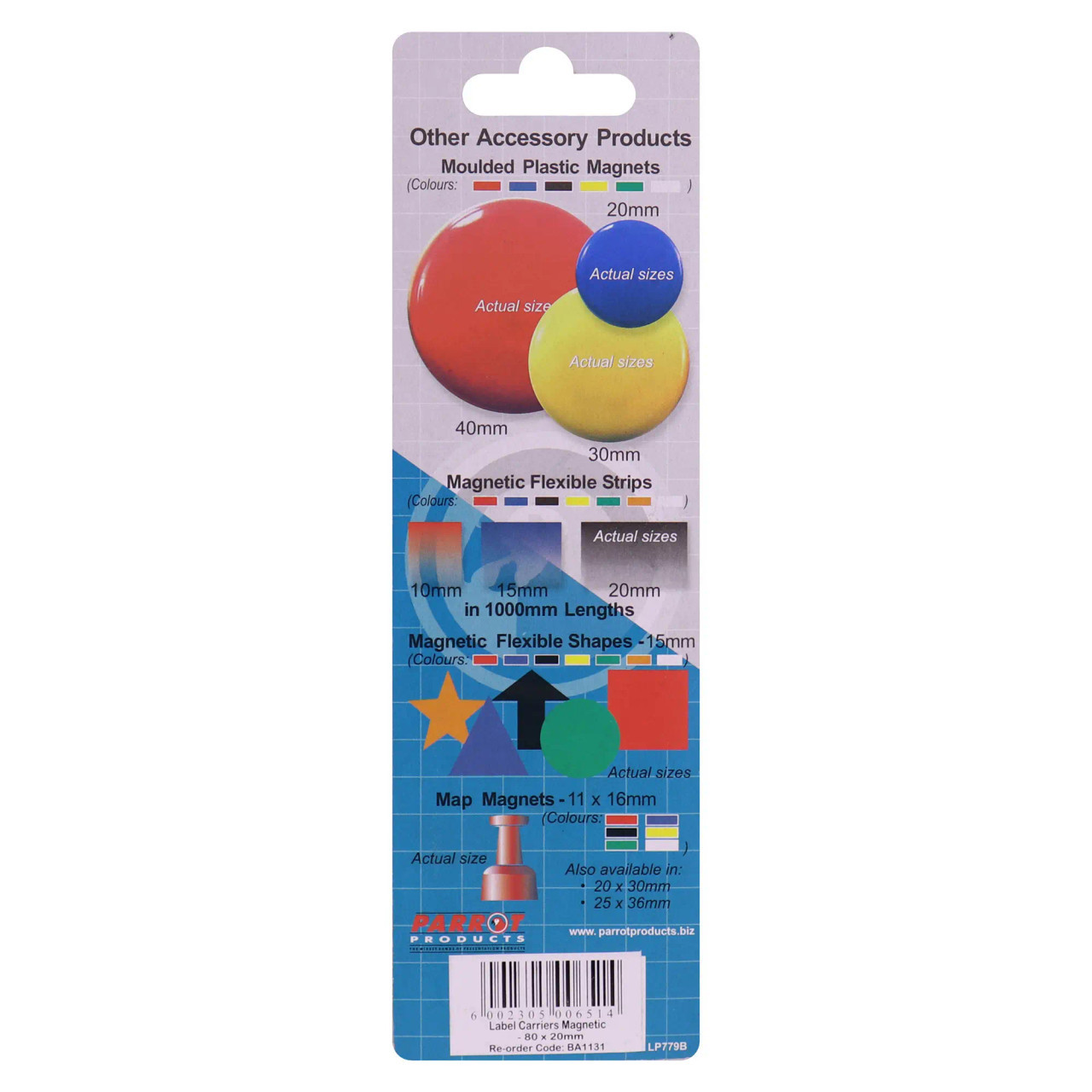 Magnetic Label Carriers (20*80mm - 10 Pack) - Additional View 4