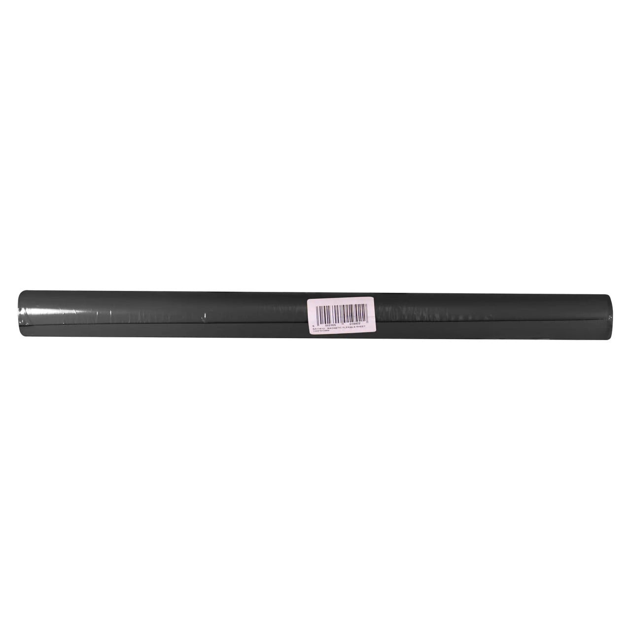 Magnetic Flexible Sheet, Plain Black Magnetic Sheet Measuring 1000 x 610 mm with Barcode Label