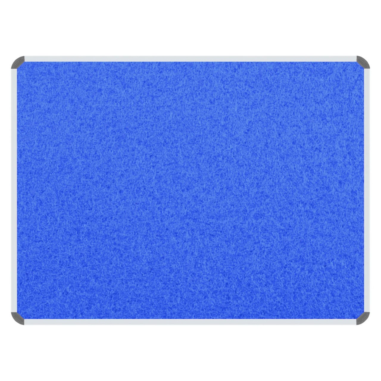 Product Info Board, Aluminium Frame - 600 x 450 mm - Sky Blue with a Sturdy Border and Vibrant Blue Surface.