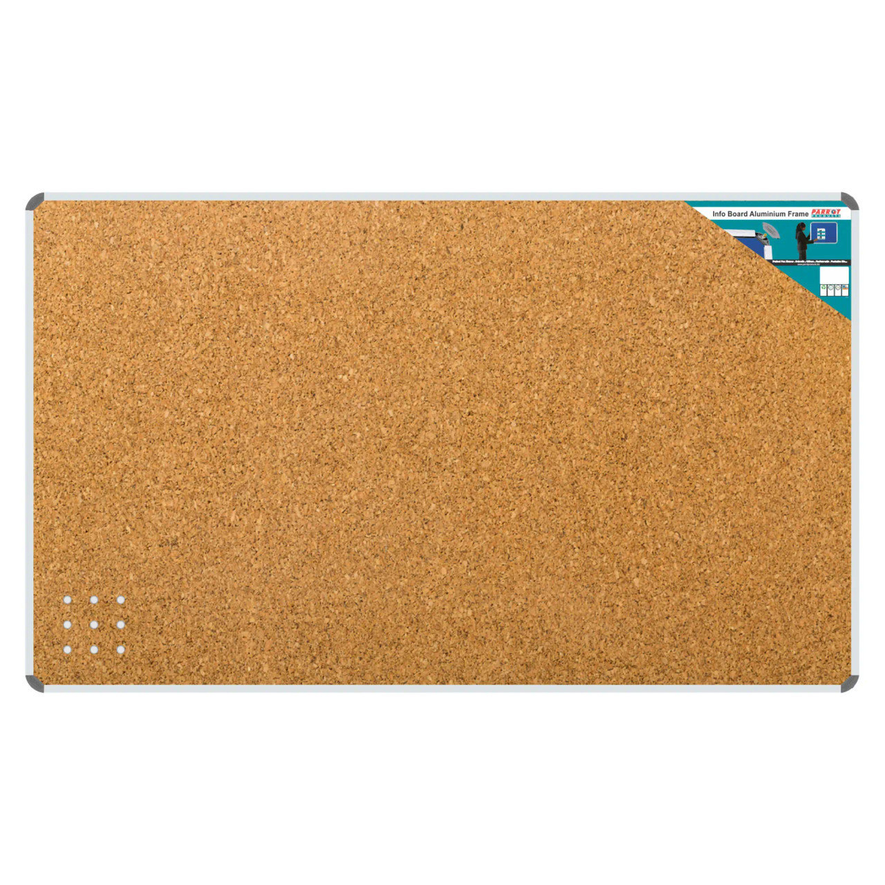 Product Info Board, Aluminium Frame with Cork Surface Measuring 1500 x 1200 mm with Model BD0760K.
