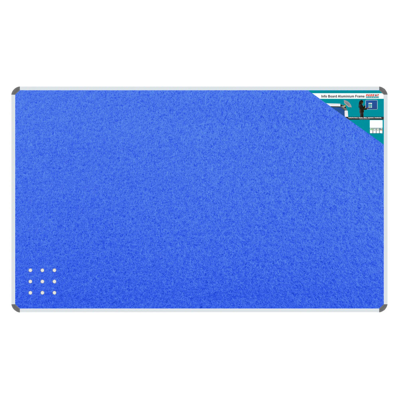 Product Info Board, Aluminium Frame in Sky Blue Colour, 1500 x 1200 mm Size, Model BD0760S.