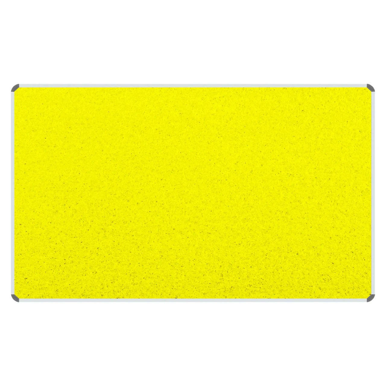 Product Info Board, Aluminium Frame - 1500 x 900 mm - Yellow for Safety and Information Display.