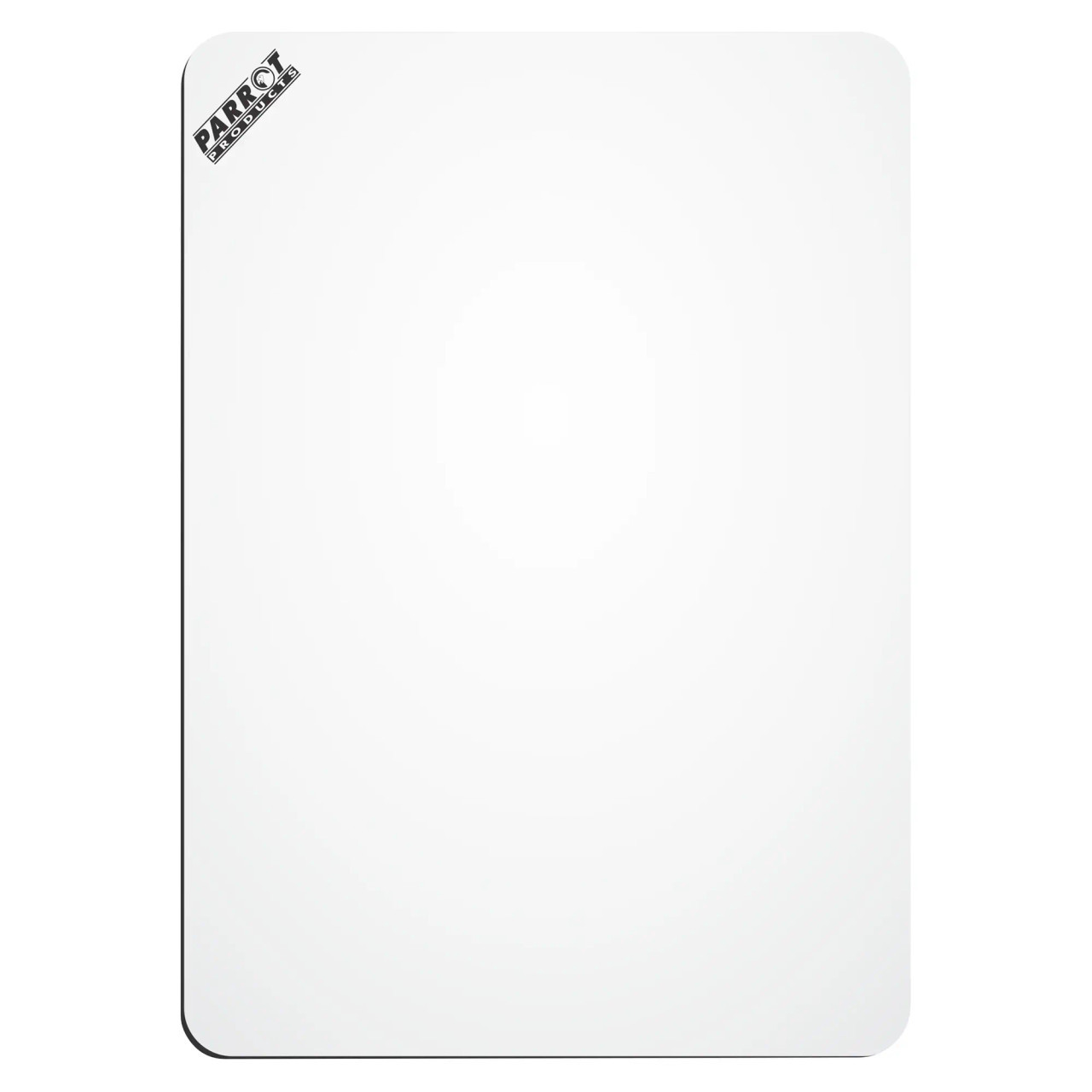 Writing Slate Markerboard A3, a Single White Magnetic Dry Erase Board Measuring 297 x 420 mm with Rounded Corners and a Smooth Surface for Writing and Drawing.