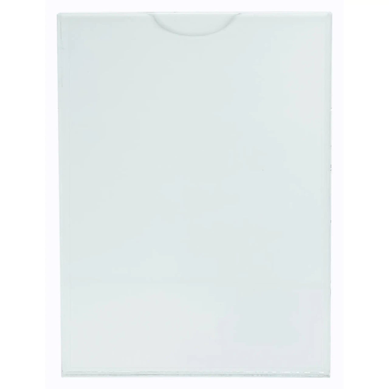 Perspex Pocket (Clear / White Backing A2)