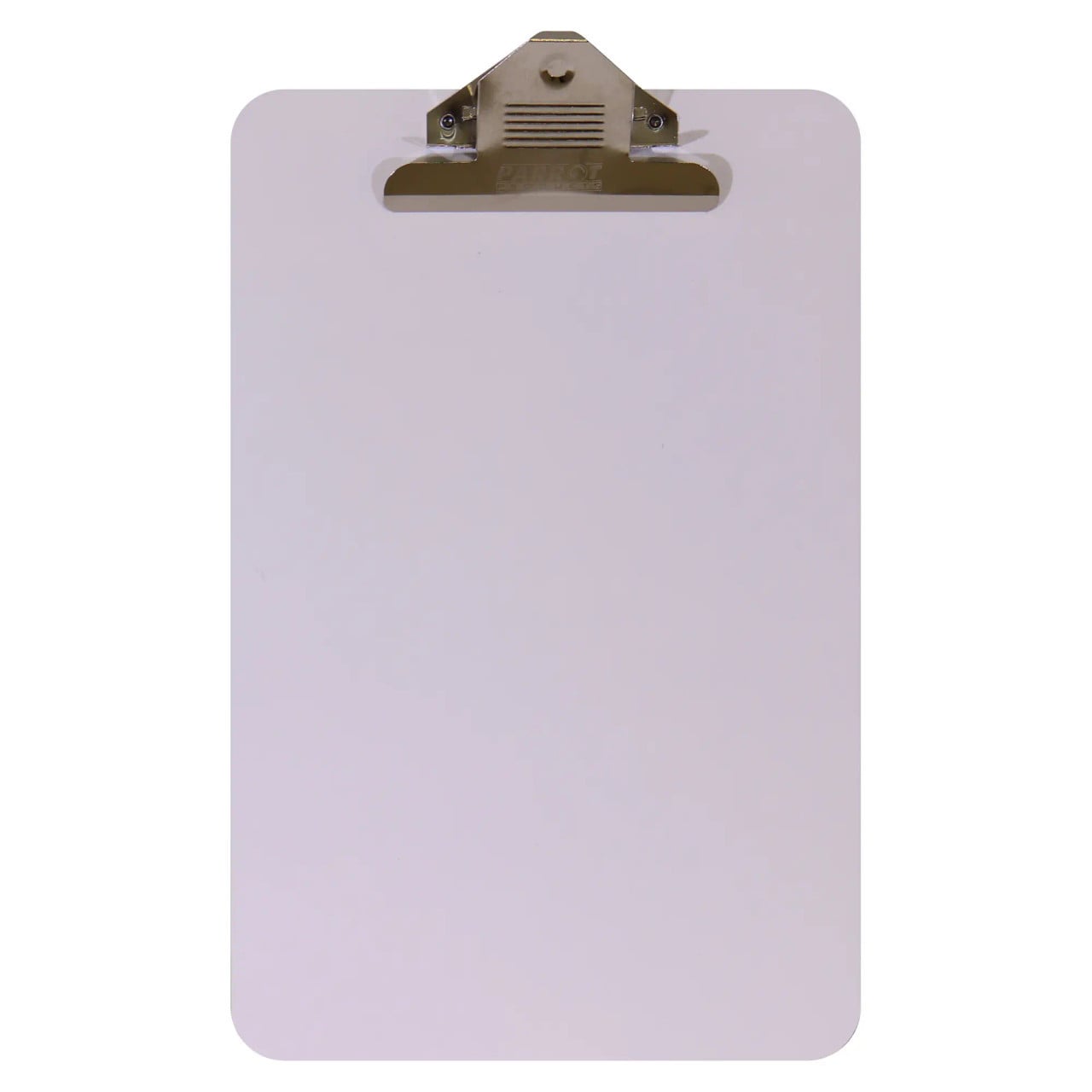 Clipboard (A4 - 355 x 230 mm - White), White A4-Sized Clipboard with Metal Clip for Document Holding.