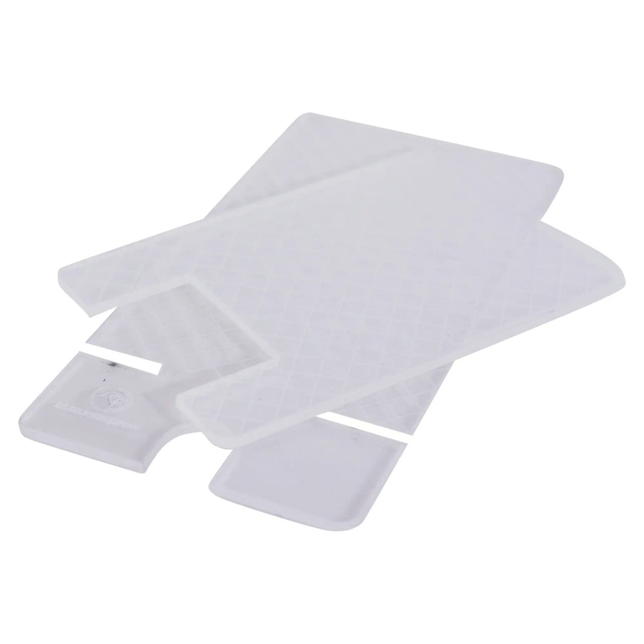 Product Tablet/ Cellphone Stand Acrylic Flat Pack DP0405, Transparent Acrylic Stand for Holding Tablets or Smartphones.