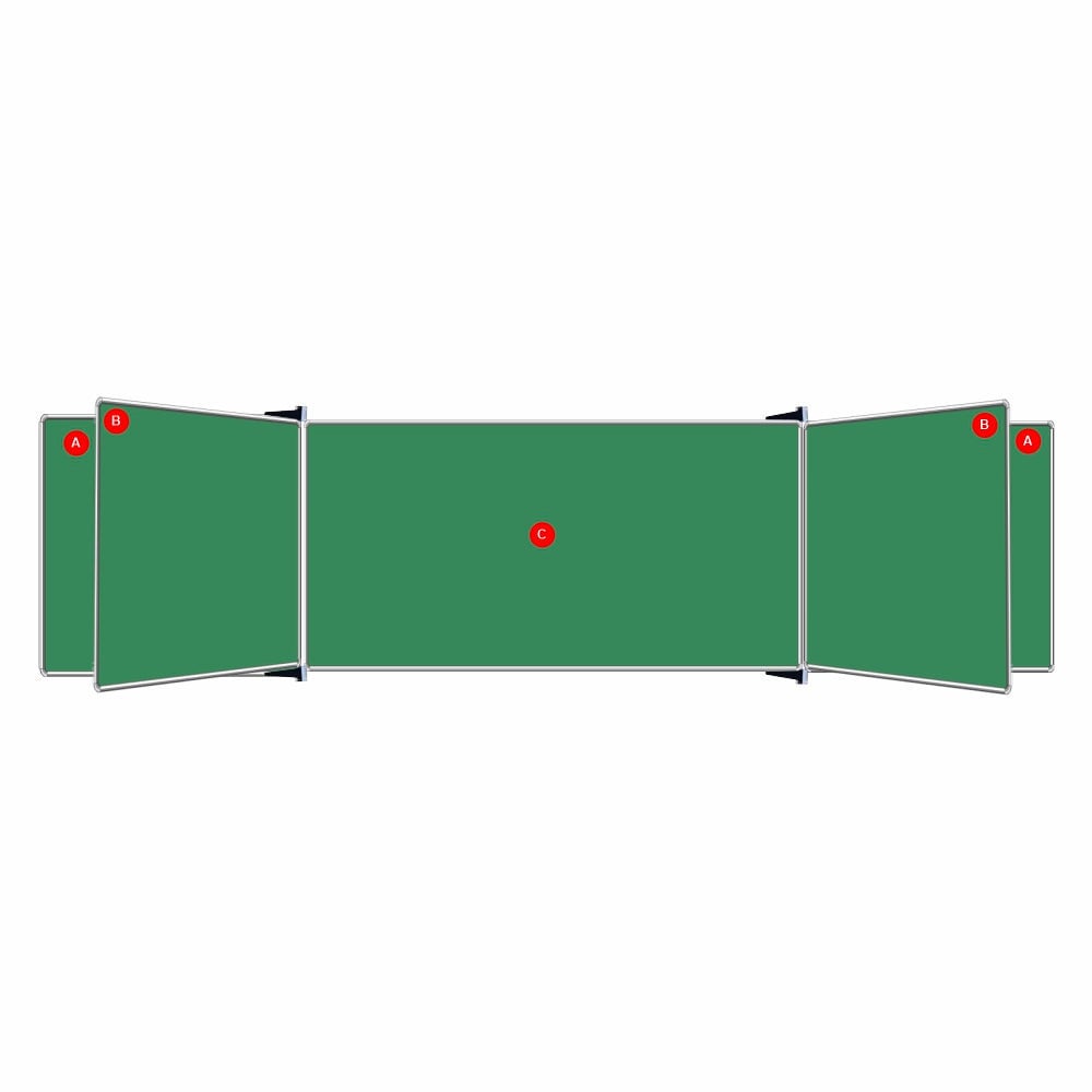 Educational Board Non - Magnetic Chalkboard (1220 x 1220 - Side Panel - Option a)