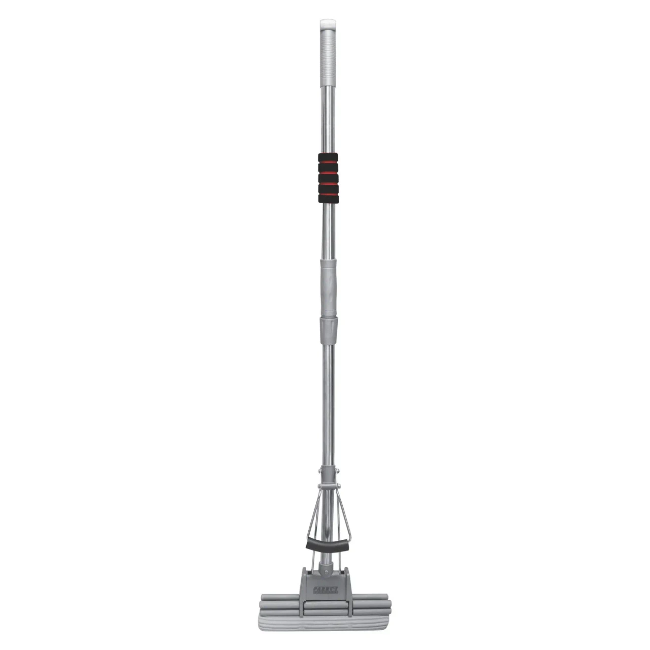 Janitorial Mop PVA Stainless Steel Double Roller JA0301A, Stainless Steel Mop with Double Roller Design and Adjustable Handle for Cleaning Floors.