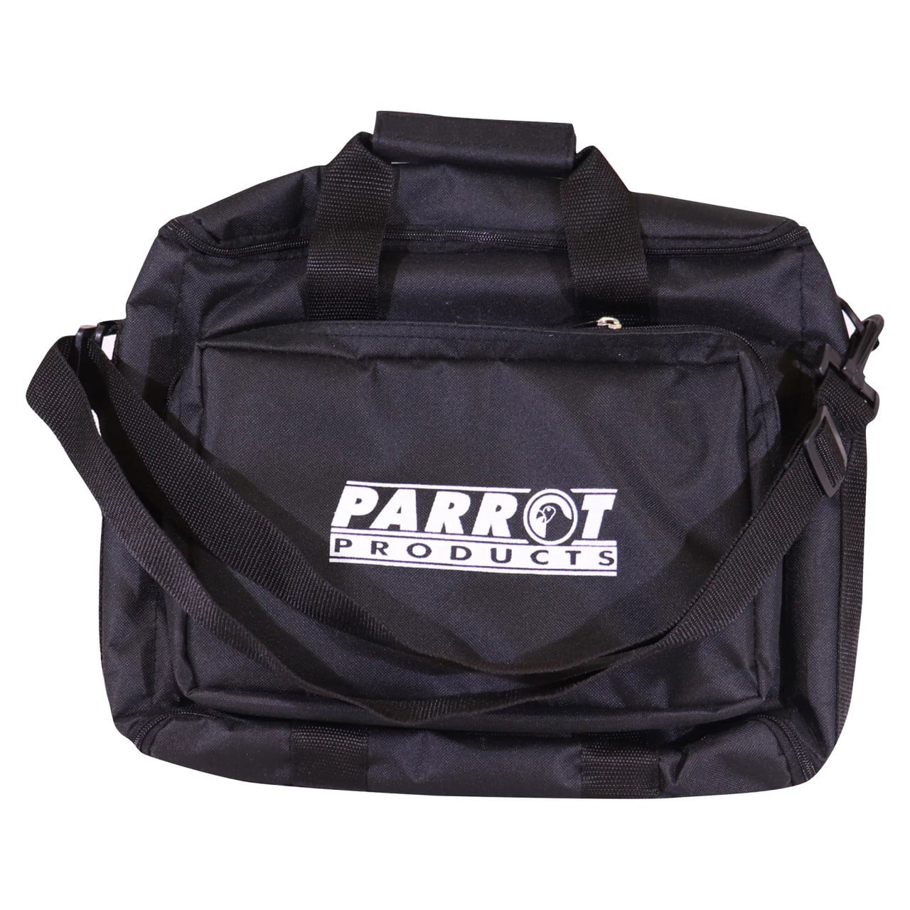 Data Projector Bag OP0511, Black Portable Bag with Multiple Compartments and Adjustable Strap for Carrying and Protecting Data Projectors.