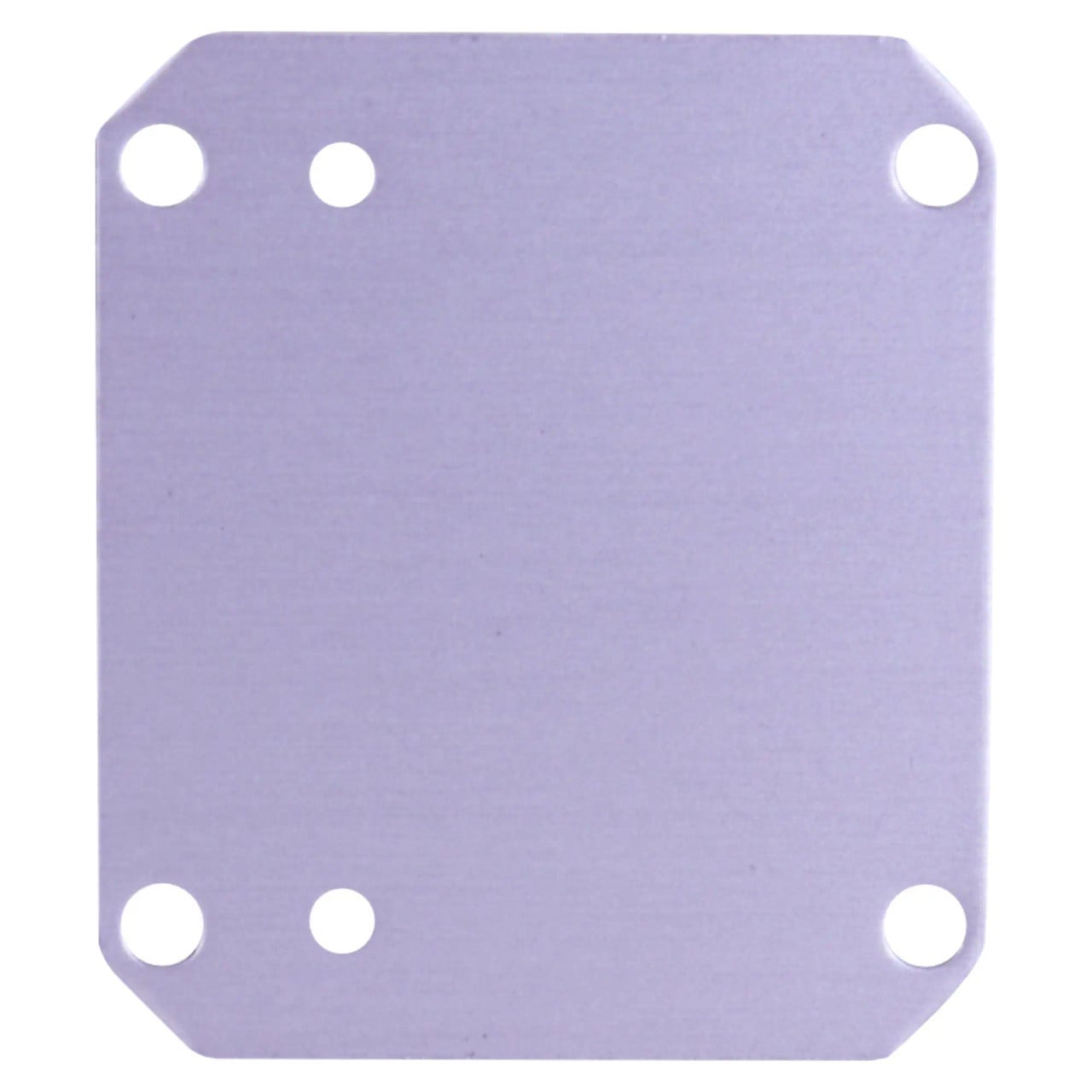 Projector Lamp for the OP0475 Data Projector, Component Part in a Rectangular Shape with Rounded Corners and Four Screw Holes for Installation.