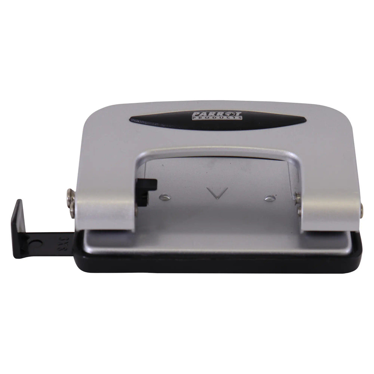 Steel Hole Punch, Silver Metal Office Puncher for Punching 20 Sheets of Paper.