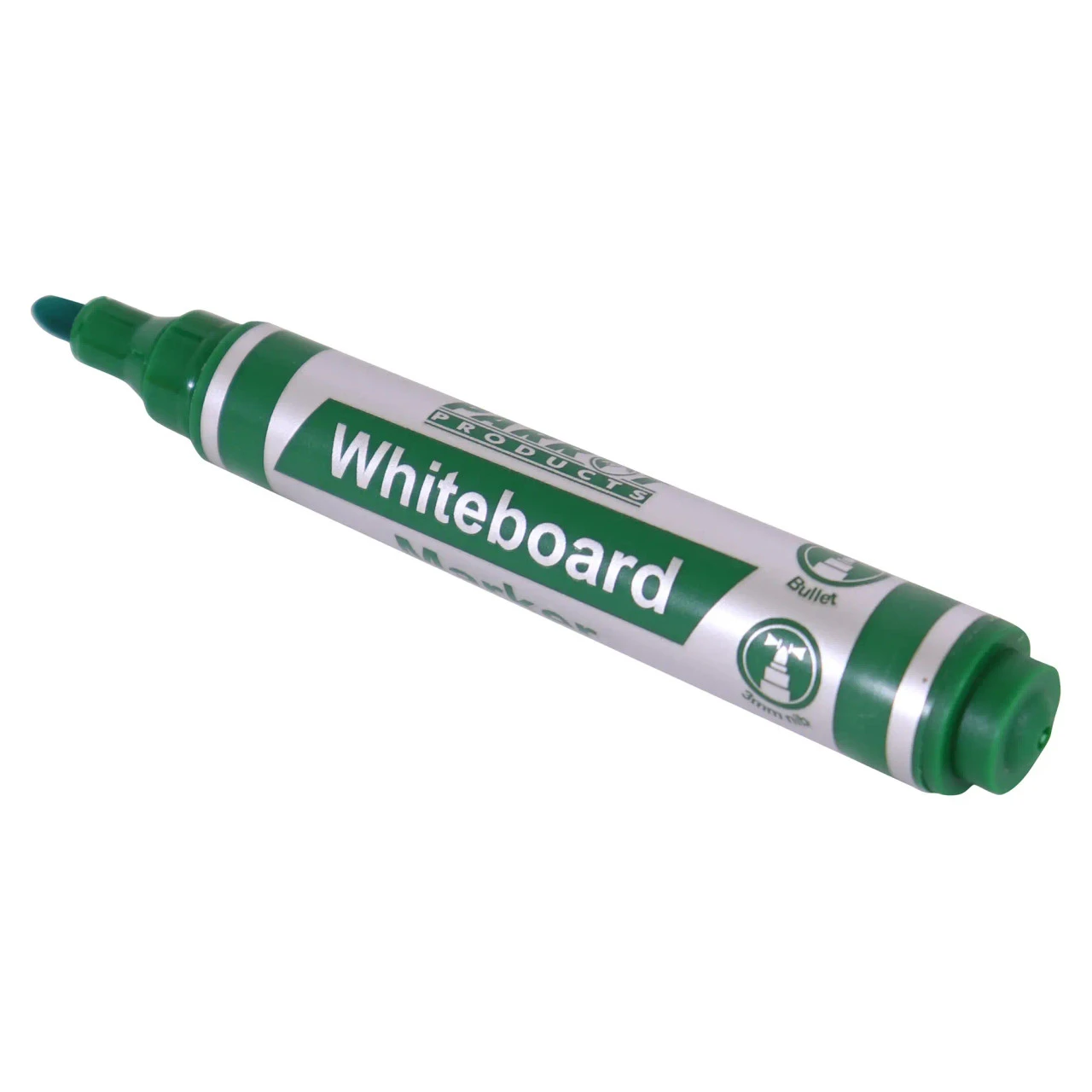 Whiteboard Markers (10 Markers - Bullet Tip - Green) - Additional View 3
