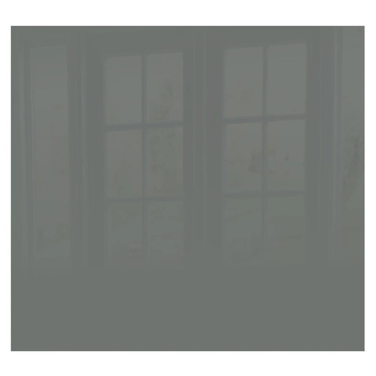 Decorative Glass Wall Tile (598 x 650 X 6mm) Mouse Grey
