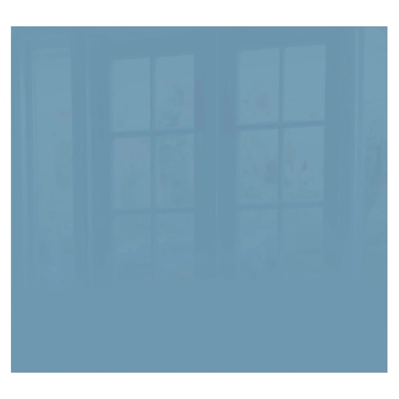 Decorative Glass Wall Tile (598 x 650 X 6mm) Pastel Blue