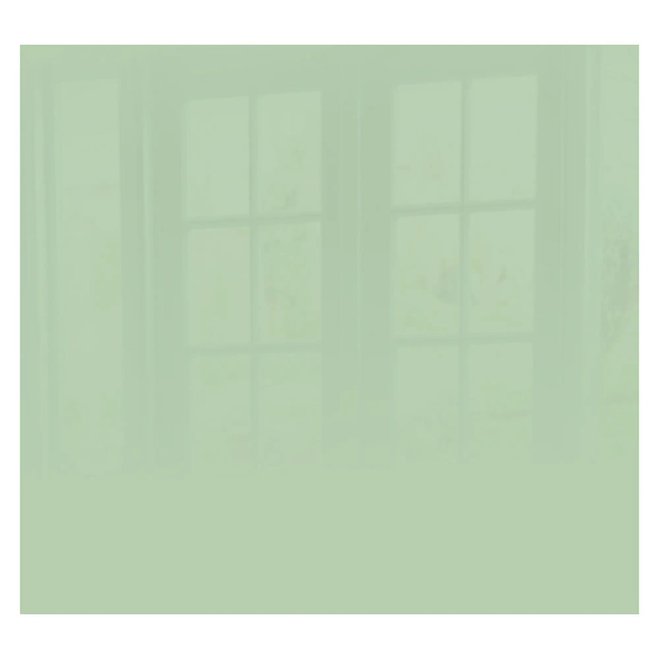Decorative Glass Wall Tile (598 x 650 X 6mm) Pastel Green