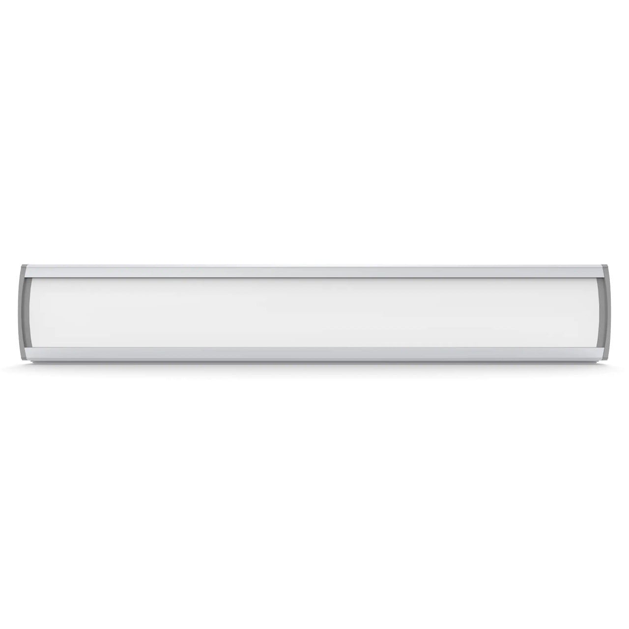 Product Sign Frame (50 x 300 mm) SF0530, Modern White and Silver Sign Frame for Display or Signage Purposes.