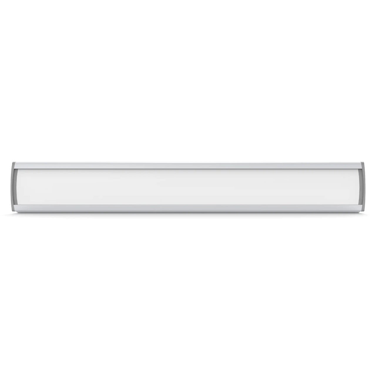 Sign Frame (50 x 350 mm) SF0535, Modern White and Silver Sign Frame for Displaying Signs or Advertisements