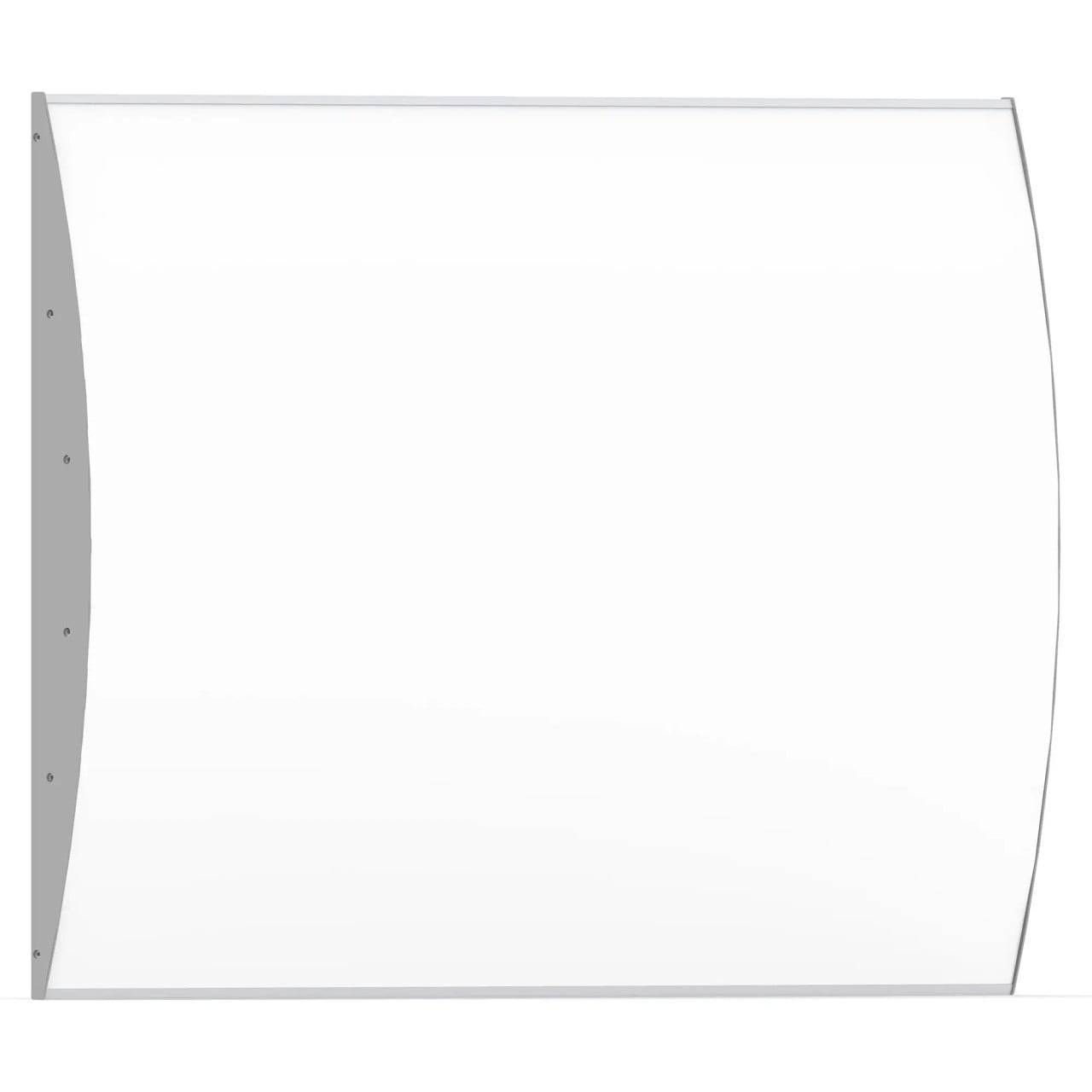 Sign Frame (420 x 500 mm) SF4112, White Sign Frame with a Curved Design and Metal Side Supports.