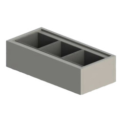  Tetra Customizable 3-Division Counter Top Planter 