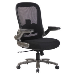 Big and Tall 500LBS Netted High-back Office Chair | JOC-HCH-CH5800, black ergonomic office chair with mesh backrest, adjustable armrests, and a cushioned seat, suitable for heavy-duty use. Big and Tall 500LBS Netted High-back Office Chair | JOC-HCH-CH5800, black ergonomic office chair with mesh backrest, adjustable armrests, and a cushioned seat, suitable for heavy-duty use.