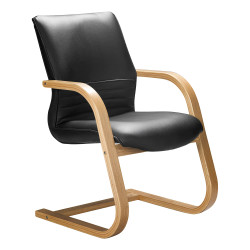 Holly Wooden Sleigh Base Visitor Office Chair | Office Chairs | Office Stock Holly Wooden Sleigh Base Visitor Office Chair | Office Chairs | Office Stock