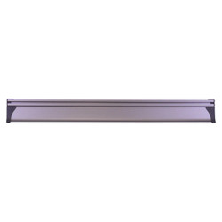 Pentray for 1200mm Board (1050mm) AL0110A, a gray metal sliding rail or guide for supporting large boards or panels. Pentray for 1200mm Board (1050mm) AL0110A, a gray metal sliding rail or guide for supporting large boards or panels.