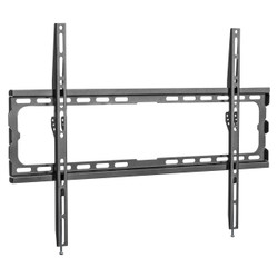 Flat Mounting Bracket 37 - 80 Inch, sturdy metal TV wall mount bracket with adjustable arms and multiple mounting holes for securing flat screens.