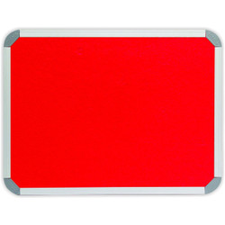 Info Board (Aluminium Frame - 2400*1200mm - Red) | Info Boards (Aluminium Frame, Felt) | Office Stock Info Board (Aluminium Frame - 2400*1200mm - Red) | Info Boards (Aluminium Frame, Felt) | Office Stock