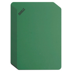 Writing Slate Chalk Markerboard, 297*210mm size, green color, product BD2802A with black logo branding.