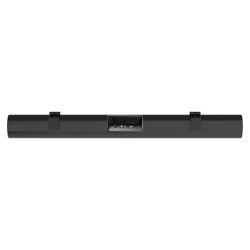 Parrot Speaker Sound Bar Econo Incl Wall Bracket CT3017, sleek black soundbar with wall-mount brackets and port connections for enhanced audio experience.
