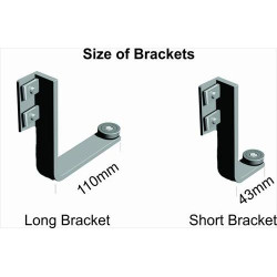 Easy Rail Mounting Bracket Set Short | Easy Rail System | Office Stock