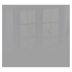 Signal Grey Hob Splashback, a sleek grey glass kitchen splashback with dimensions 598 x 650 x 6mm reflecting nearby windows.