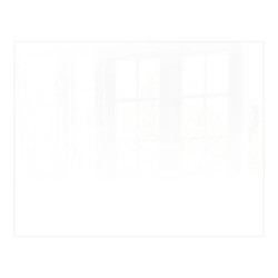 White RAL9010 Hob Splashback (898 X 700 X 6mm) SB9070WR, smooth white glass panel with reflective surface, designed for kitchen stove backsplash protection.