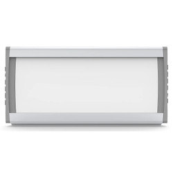 Sign Frame (50*100mm) SF0510, sleek modern white sign frame for advertising or informational signage.