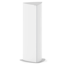 Triangular Tower Sign Frame (420*1800mm) SF4150, white triangular tower sign frame for outdoor advertising.