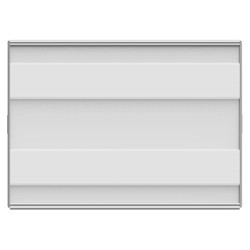 Sign Frame (600 x 600 mm) by 67, a Sleek Aluminium Extrusion Frame with Steel End Caps, Shown in a Neutral Colour, Ideal for Indoor and Outdoor Use, Customisable to Size, Perfect as a Sign Frame.