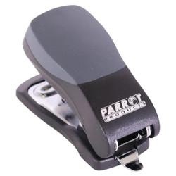 Plastic Mini Stapler (Black) and Staples (1000 x 26/6) ST3050B, Black Plastic Mini Stapler with Staples for Office Use.